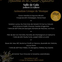 Soirée Saint-Sylvestre en Salle Gala