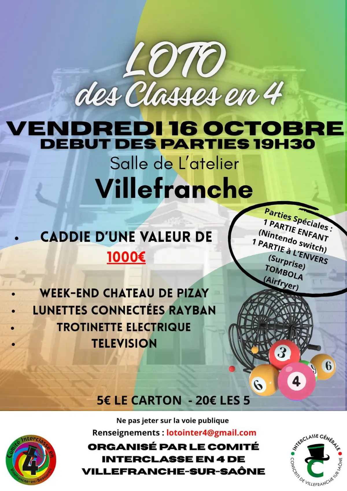 Super LOTO des classes en 4