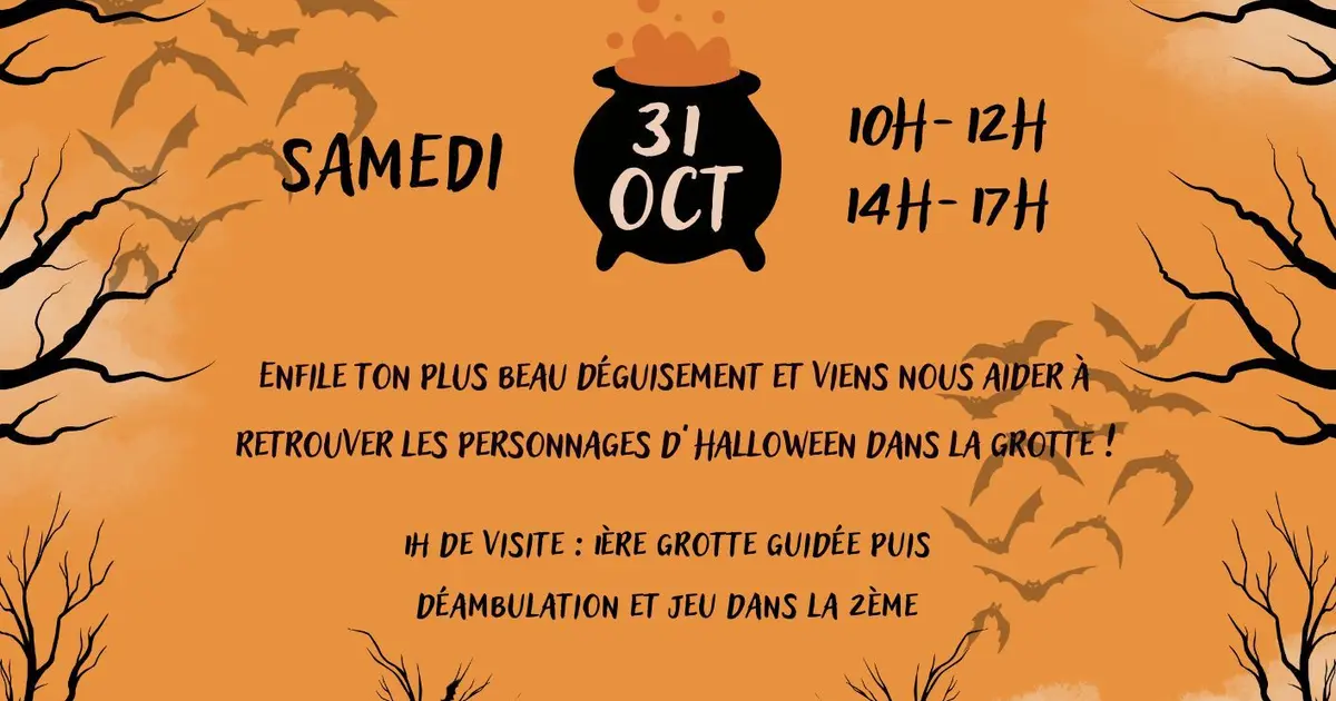 Halloween aux Grottes Pétrifiantes