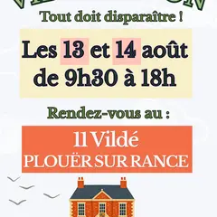 Grand vide maison 13-14 août 