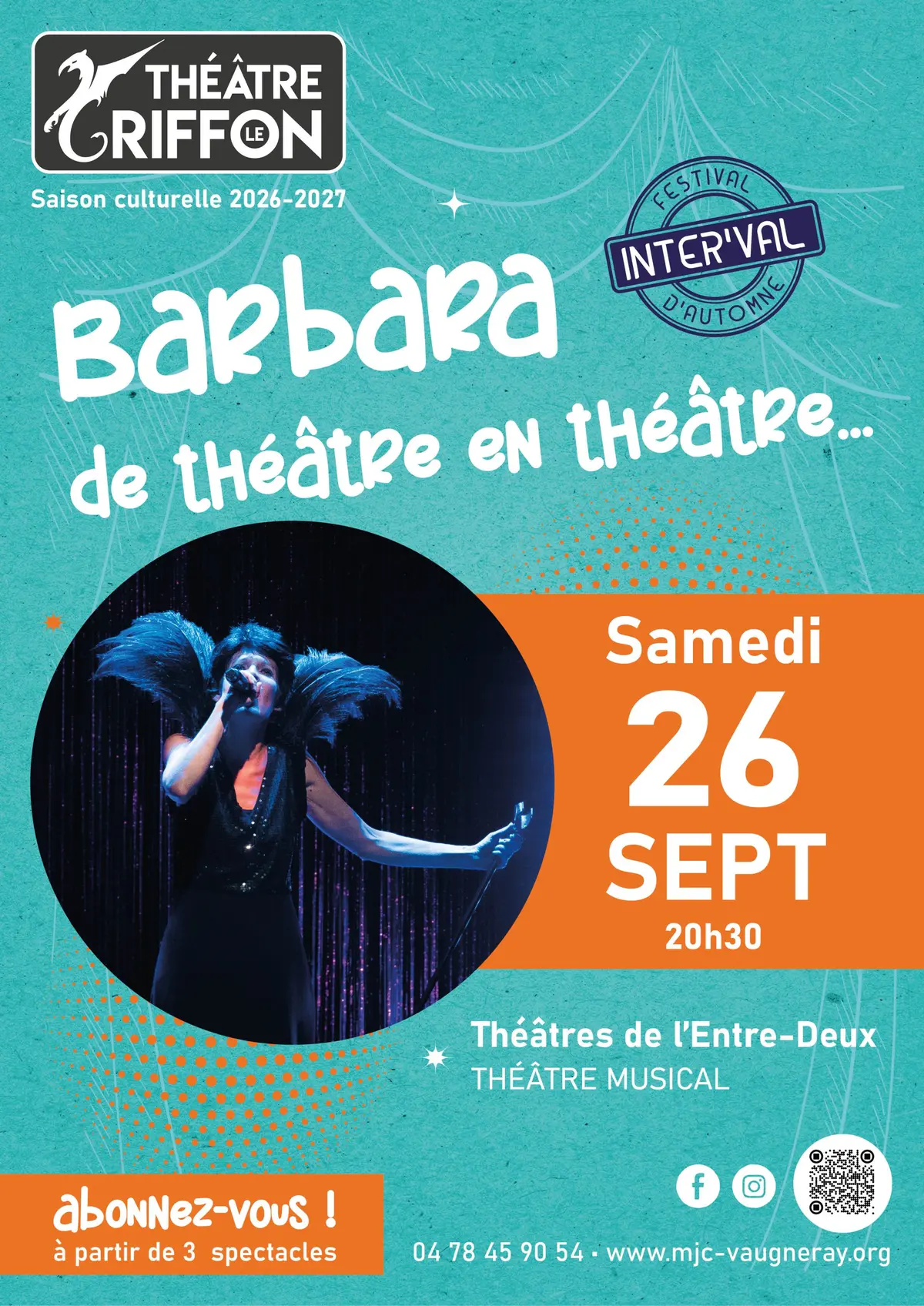 Barbara, de théâtre en théâtre...