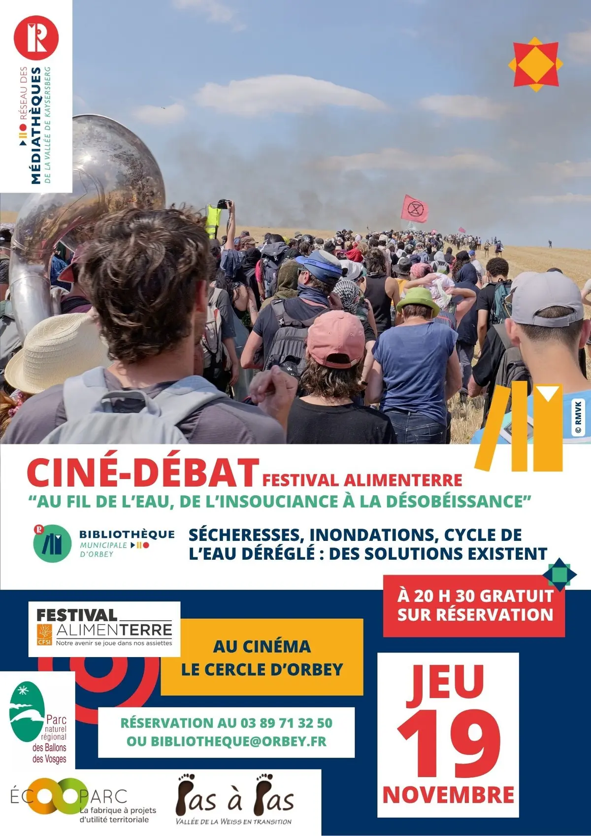 Ciné-débat : Au fil de l’eau, de l’insouciance à la désobéissance 