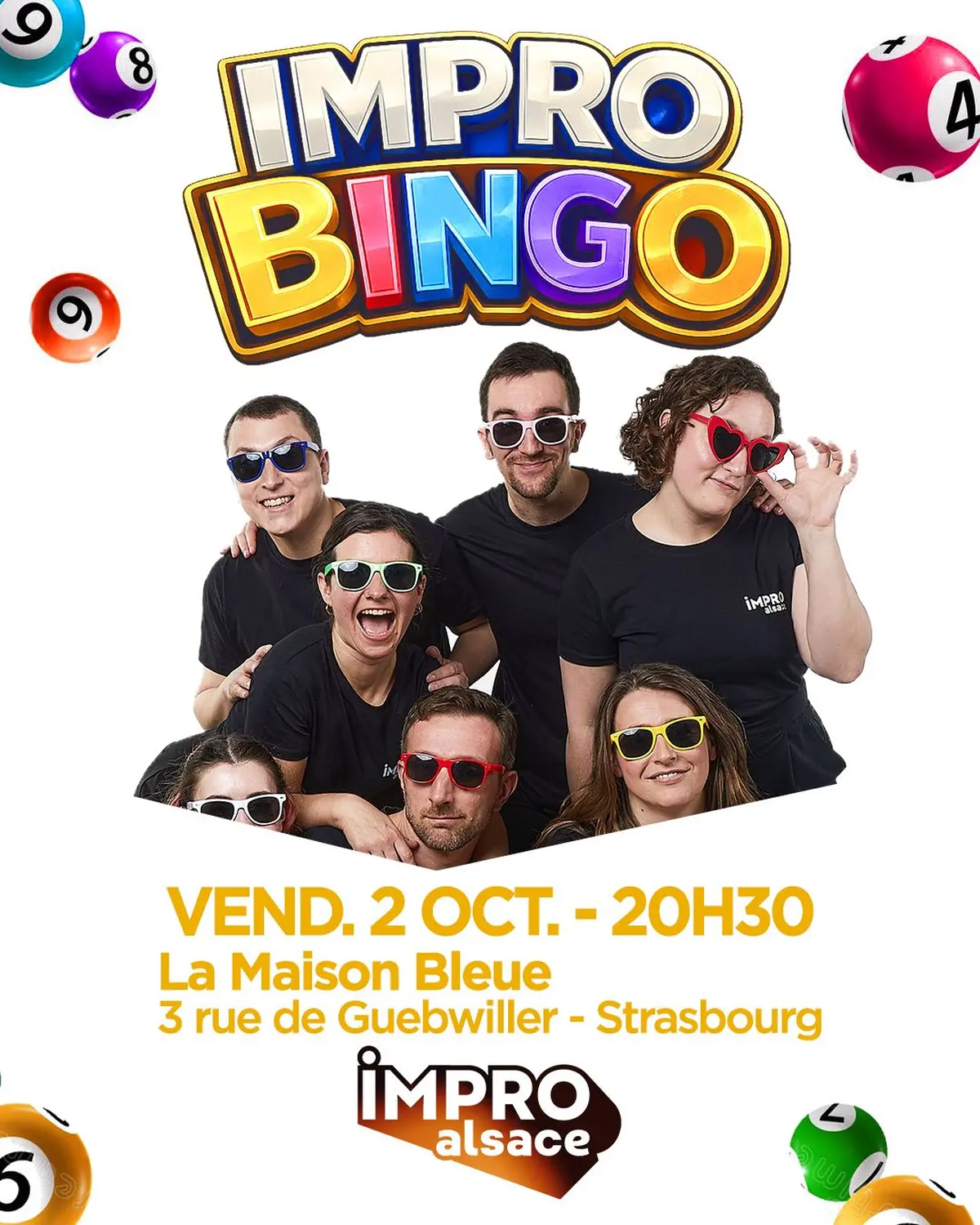 Show d'IMPRO Alsace : Impro bingo !