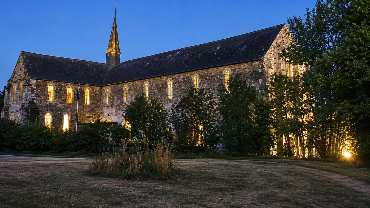 Visite nocturne de l'Abbaye de Clairmont  en ao&ucirc;t