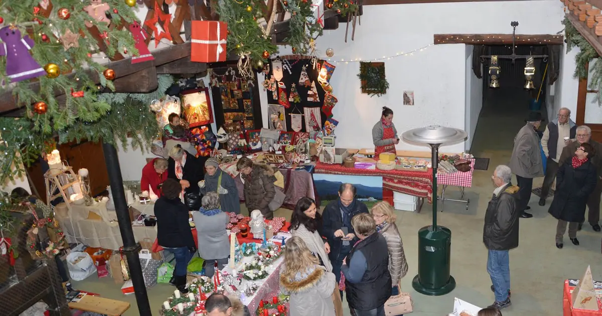 Marché de Noël chez le vigneron
