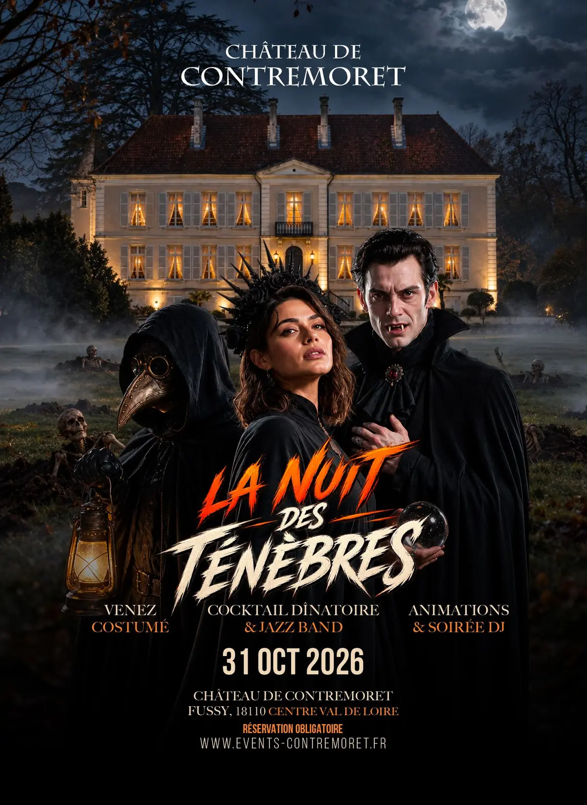 La nuit des ténèbres : Halloween immersif au Château de Contremoret
