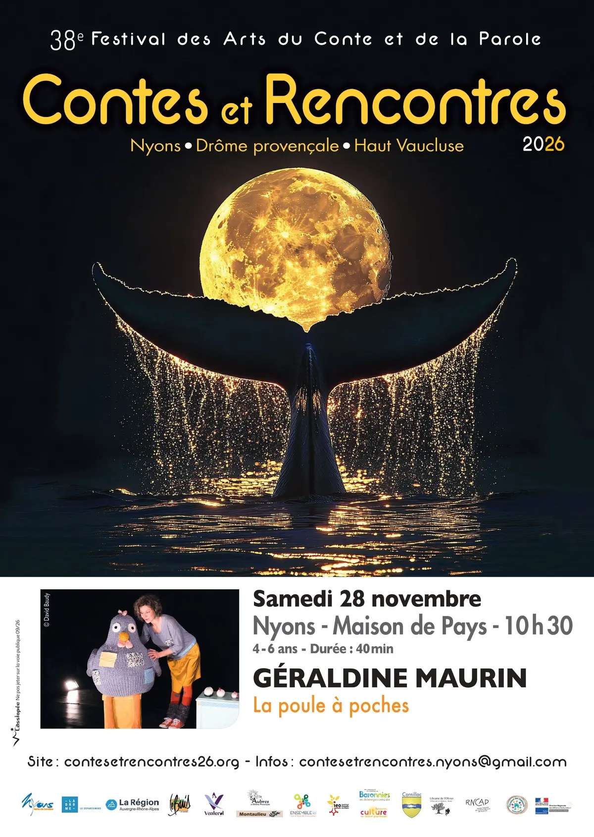 Festival Contes et Rencontres - Salon du livre - Géraldine Maurin