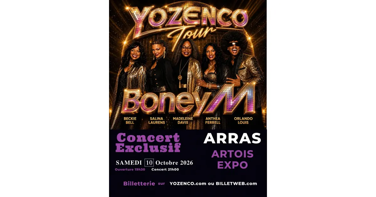 Boney M en concert à Artois Expo à Arras