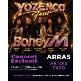 Boney M en concert à Artois Expo à Arras