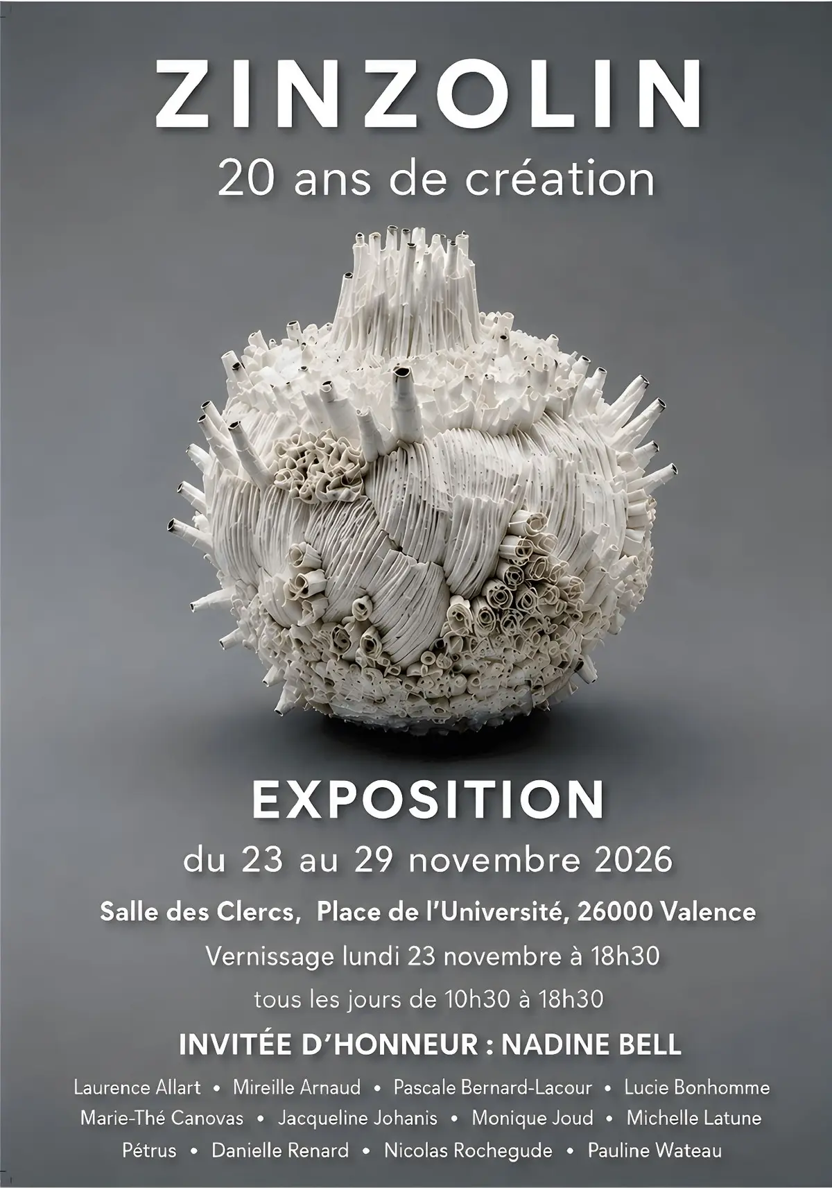 Zinzolin 20 ans de création