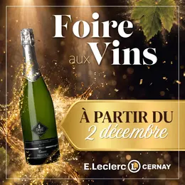 Foire aux vins d'Hiver du E.Leclerc Cernay