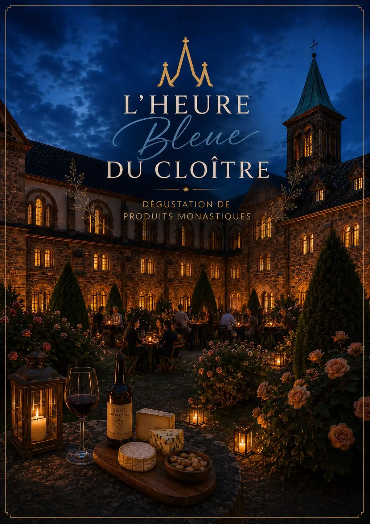 L'heure bleue du cloître