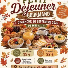 Petit déjeuner gourmand 