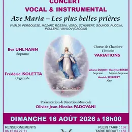 Concert : Ave Maria - Les plus belles prières