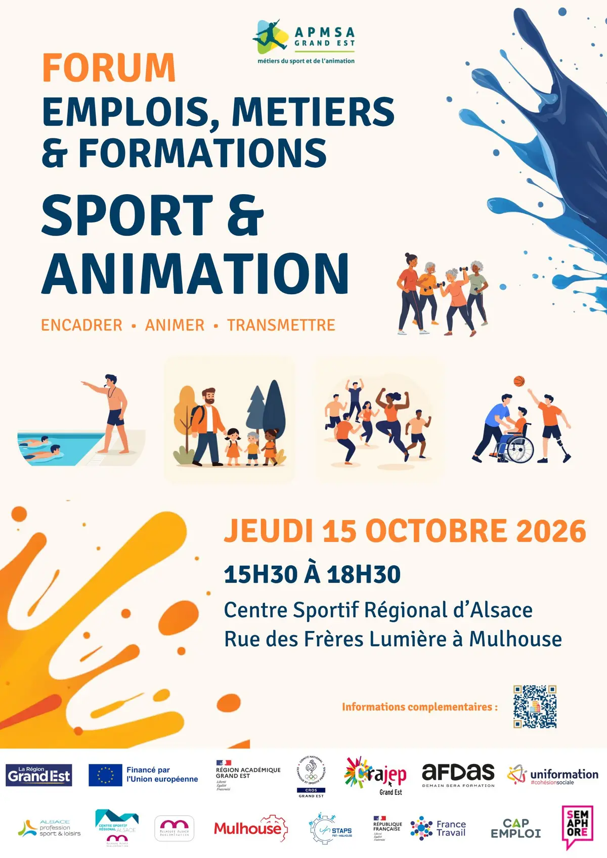 Forum des métiers, formations et emplois du sport et de l'animation