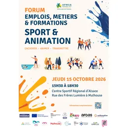 Forum des métiers, formations et emplois du sport et de l'animation