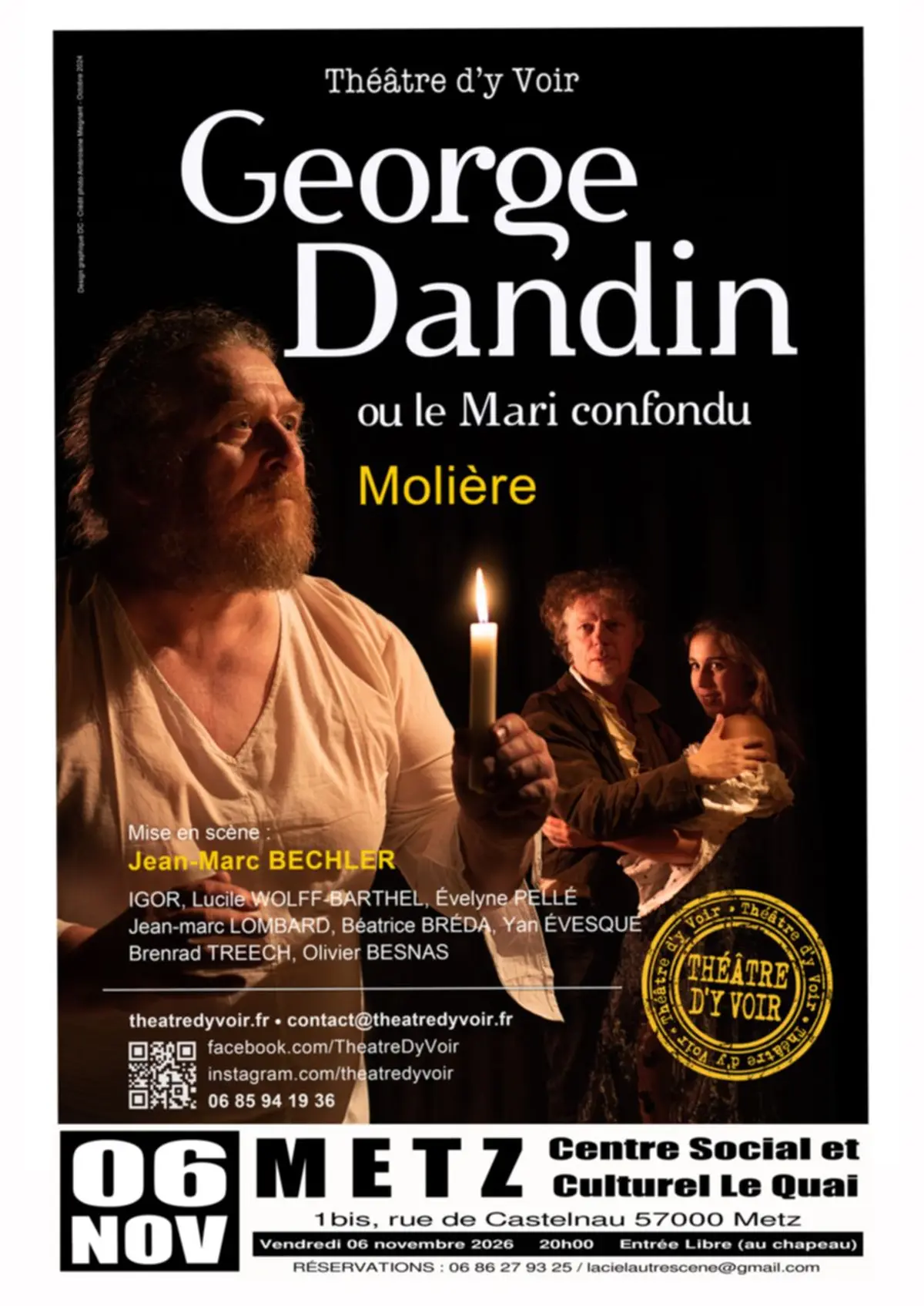 George Dandin de Molière - Théâtre d'Y Voir