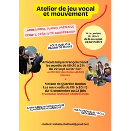 Atelier de Jeu Vocal et Mouvement
