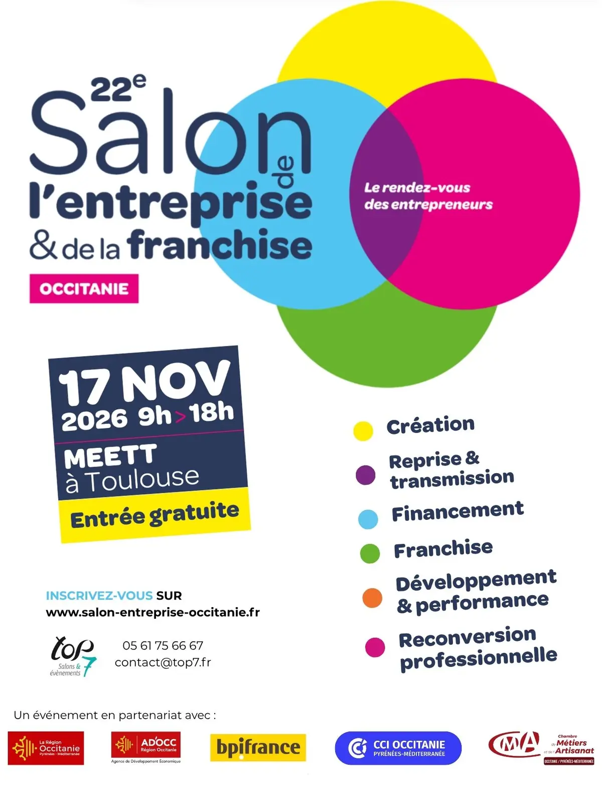 Salon de l'entreprise & de la franchise Occitanie