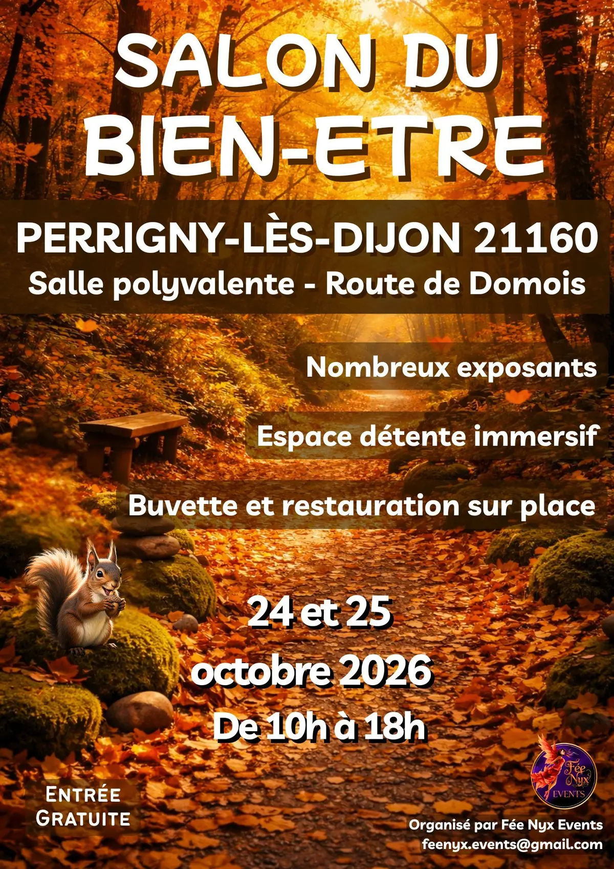 Salon du bien-être Perrigny-lès-Dijon 2ème édition