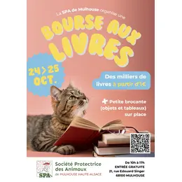 Bourse aux livres à la SPA de Mulhouse