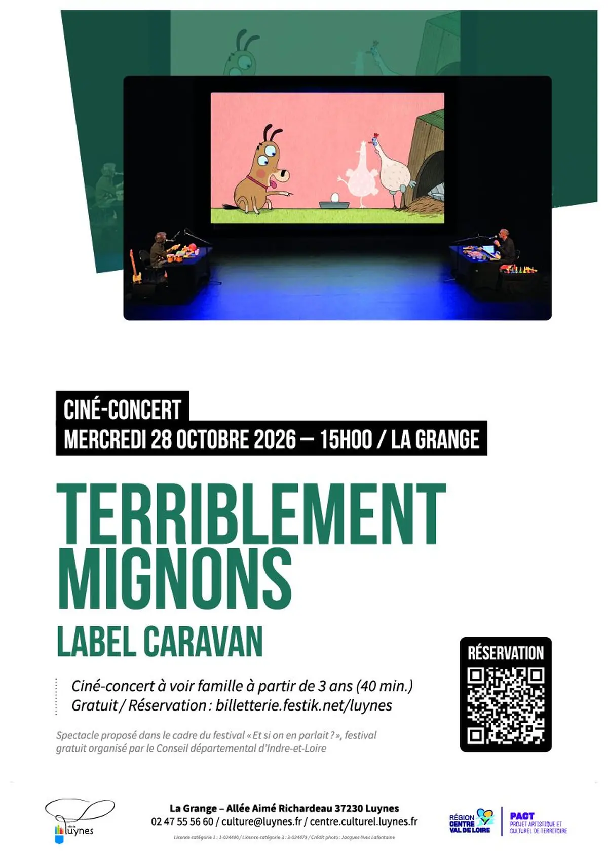 Ciné-concert Terriblement Mignons