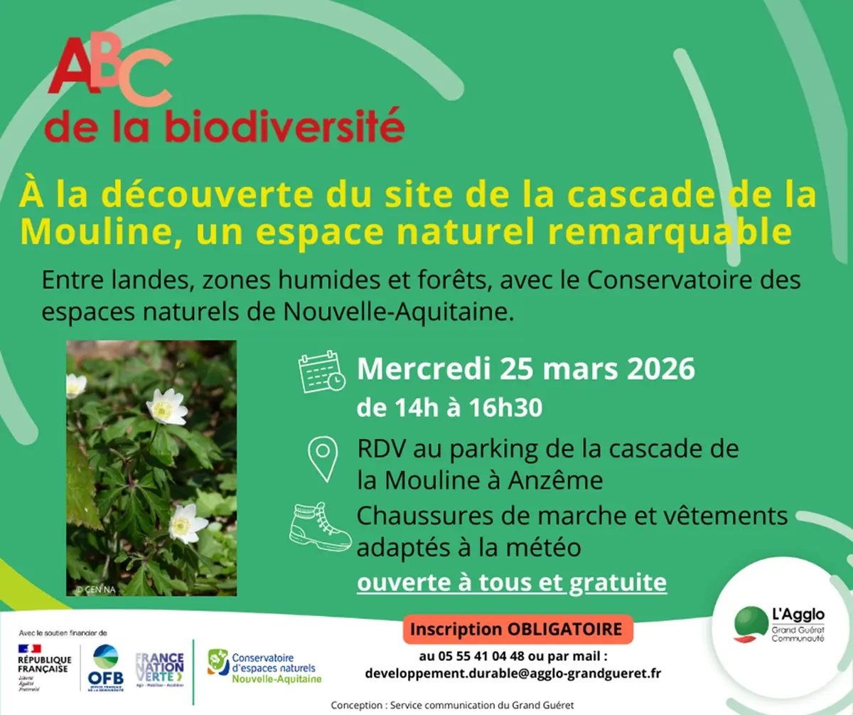 ABC de la biodiversité : la cascade de la Mouline