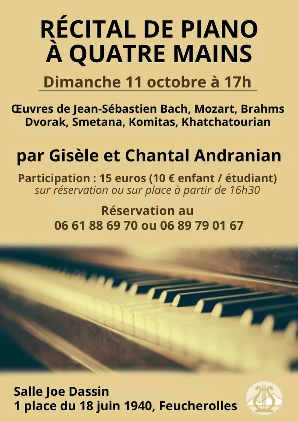 Récital de piano à quatre mains 