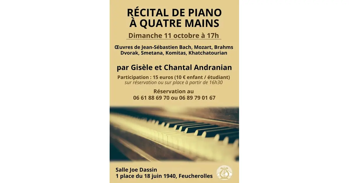 Récital de piano à quatre mains