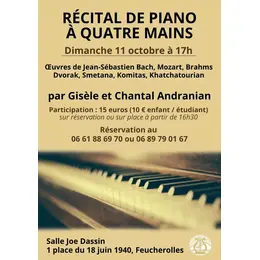 Récital de piano à quatre mains 
