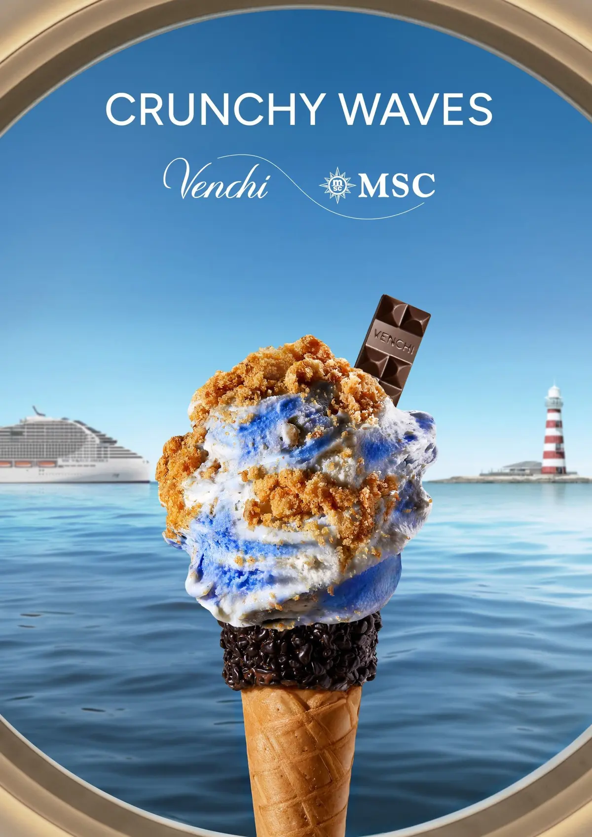 Venchi et MSC Croisières dévoilent une nouvelle glace à Paris