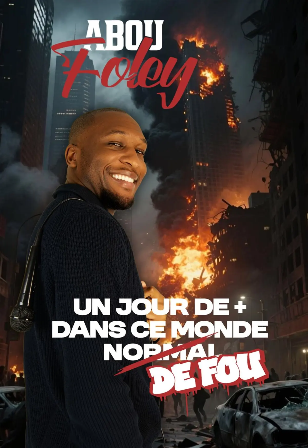 Abou Foley dans Un jour de + dans ce monde de fou