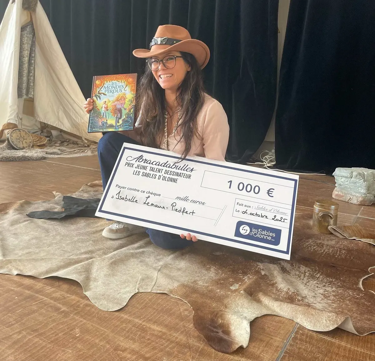 L'an dernier, la lauréate du Prix Jeune Talent n'était autre qu'Isabelle Lemaux-Piedfert pour son album Les Mondes Perdus