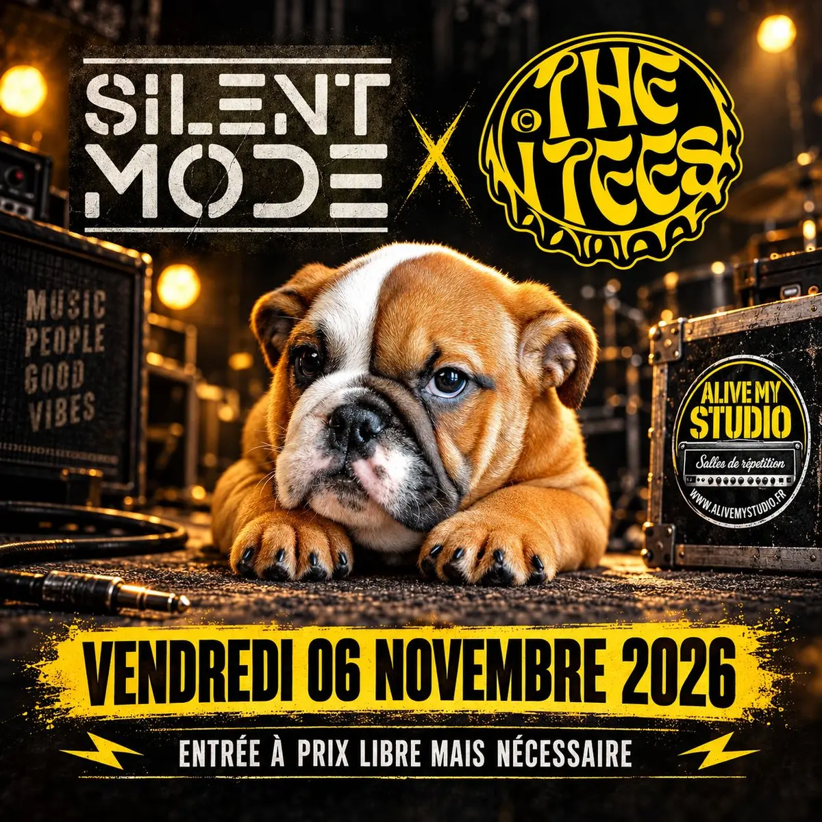 SILENT MODE +  THE I TEES... les Lives d'Alive