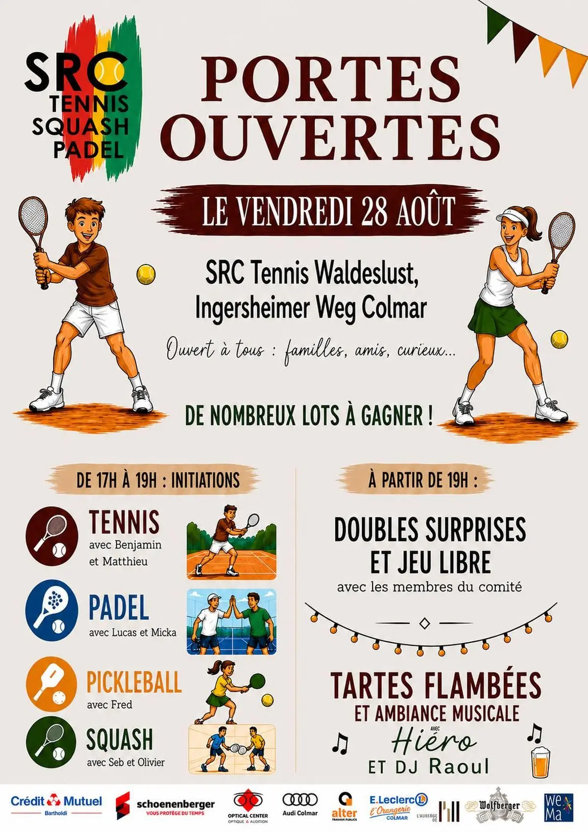 Portes Ouvertes SRC Tennis, Squash & Padel