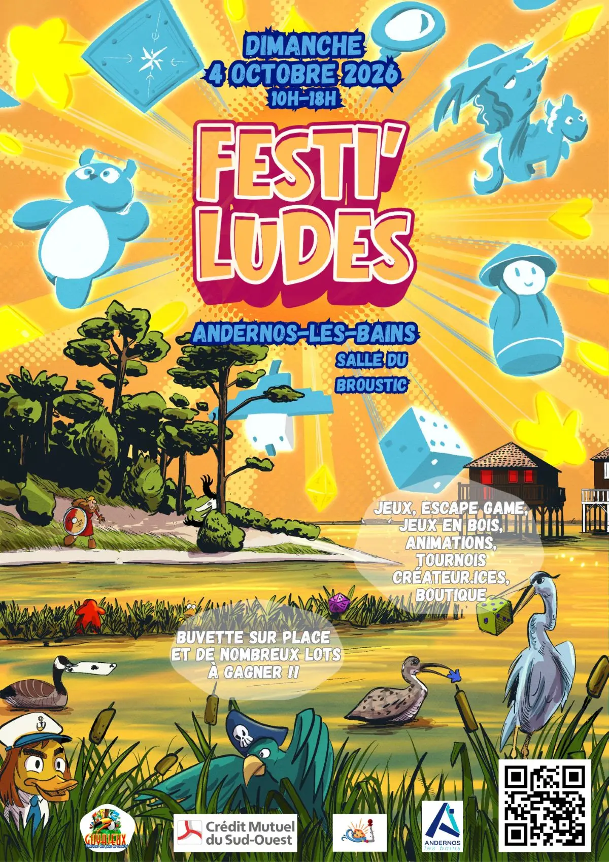 Festi'Ludes 2026 - Festival du jeu d'Andernos-les-bains