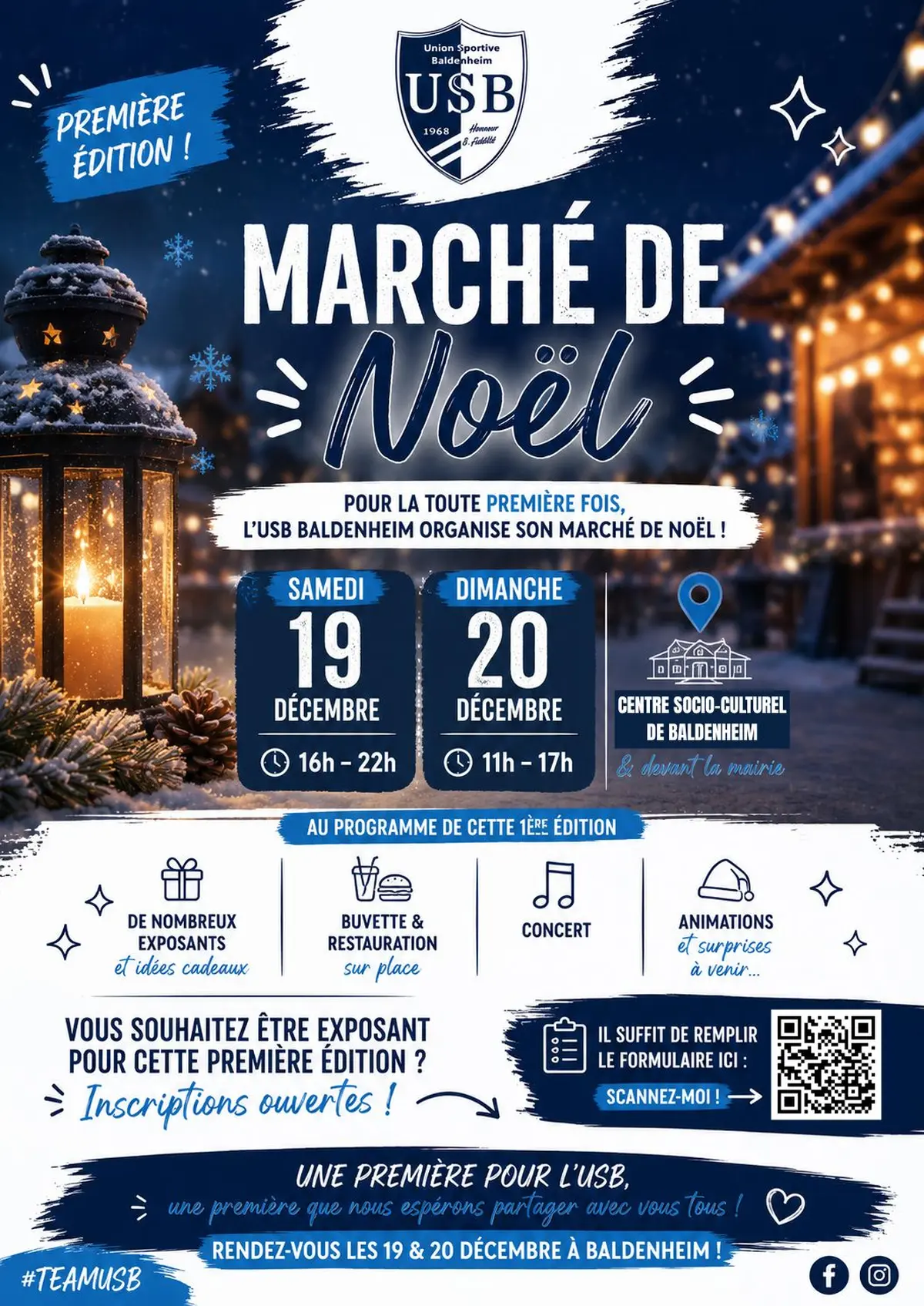 Marche de Noël de L'US Baldenheim