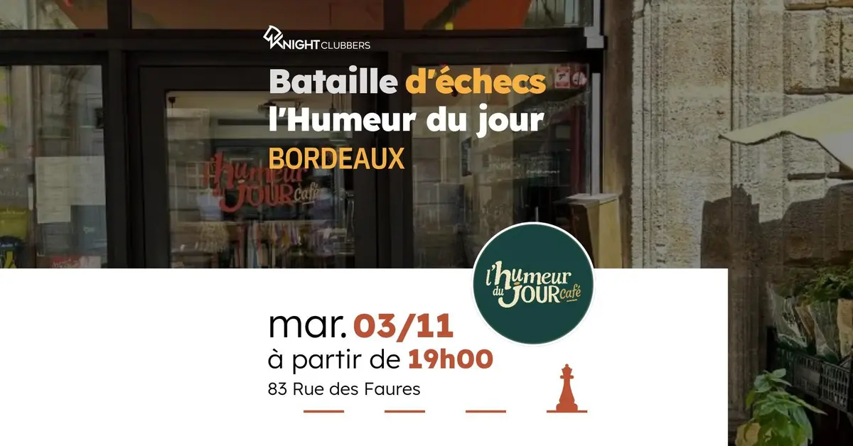 Bataille d'échecs à l'Humeur du Jour
