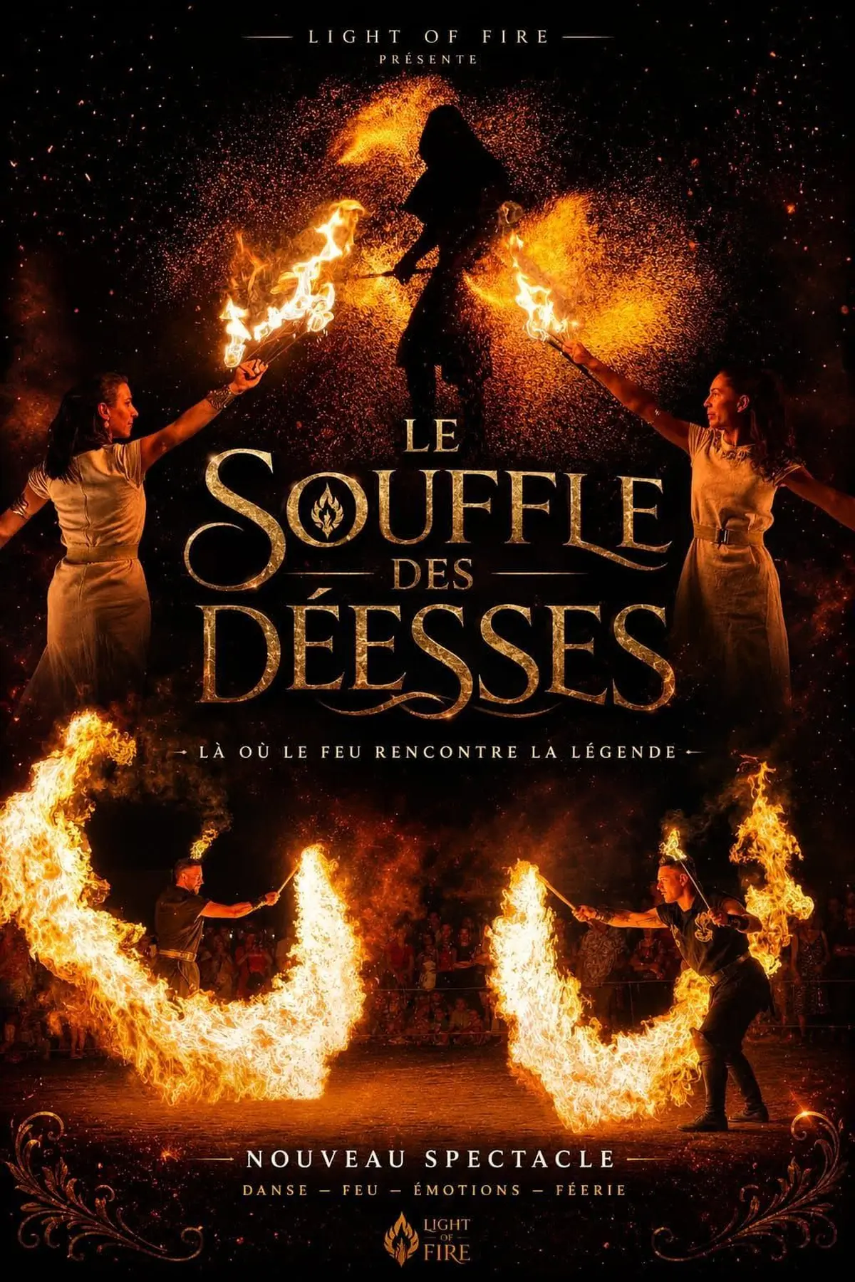 Spectacle de feu « Le souffle des Déesses »