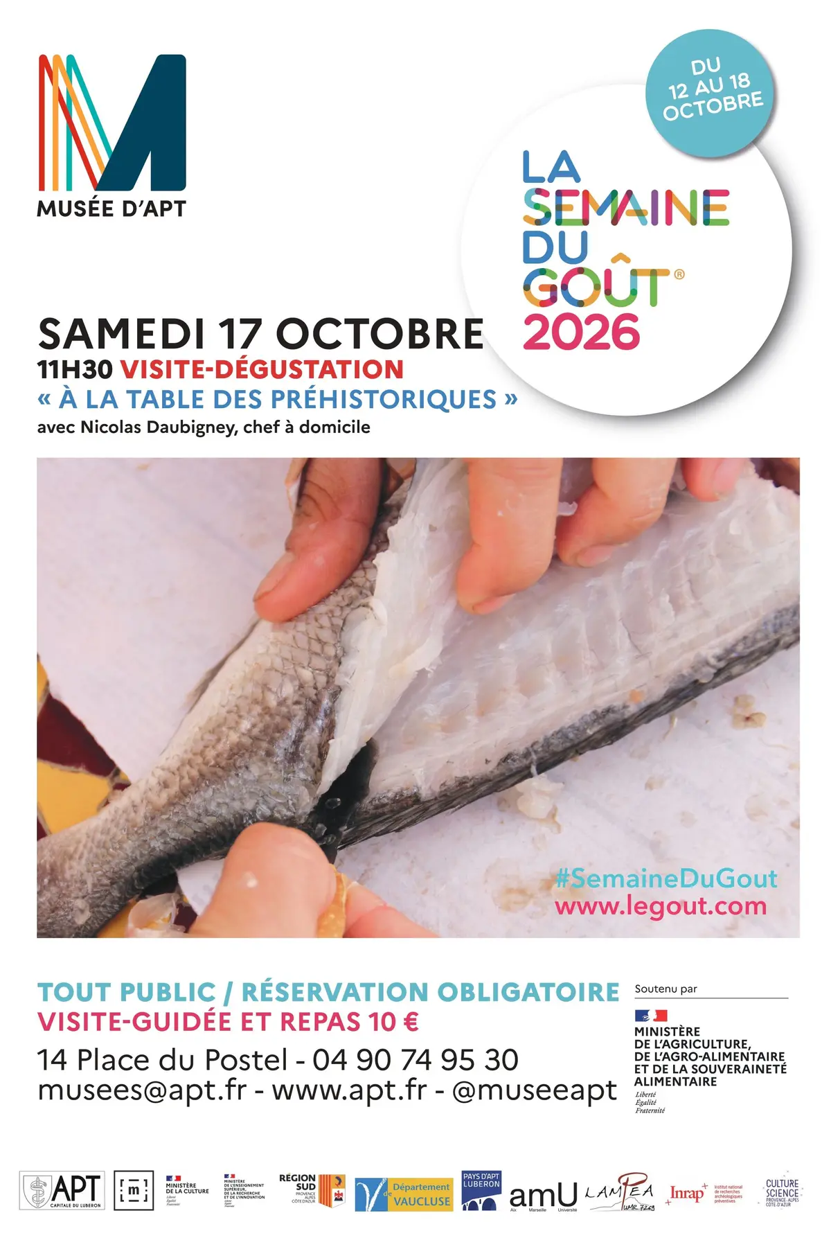Visite-dégustation « À la table des préhistoriques »
