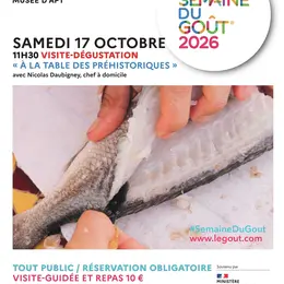 Visite-dégustation « À la table des préhistoriques »