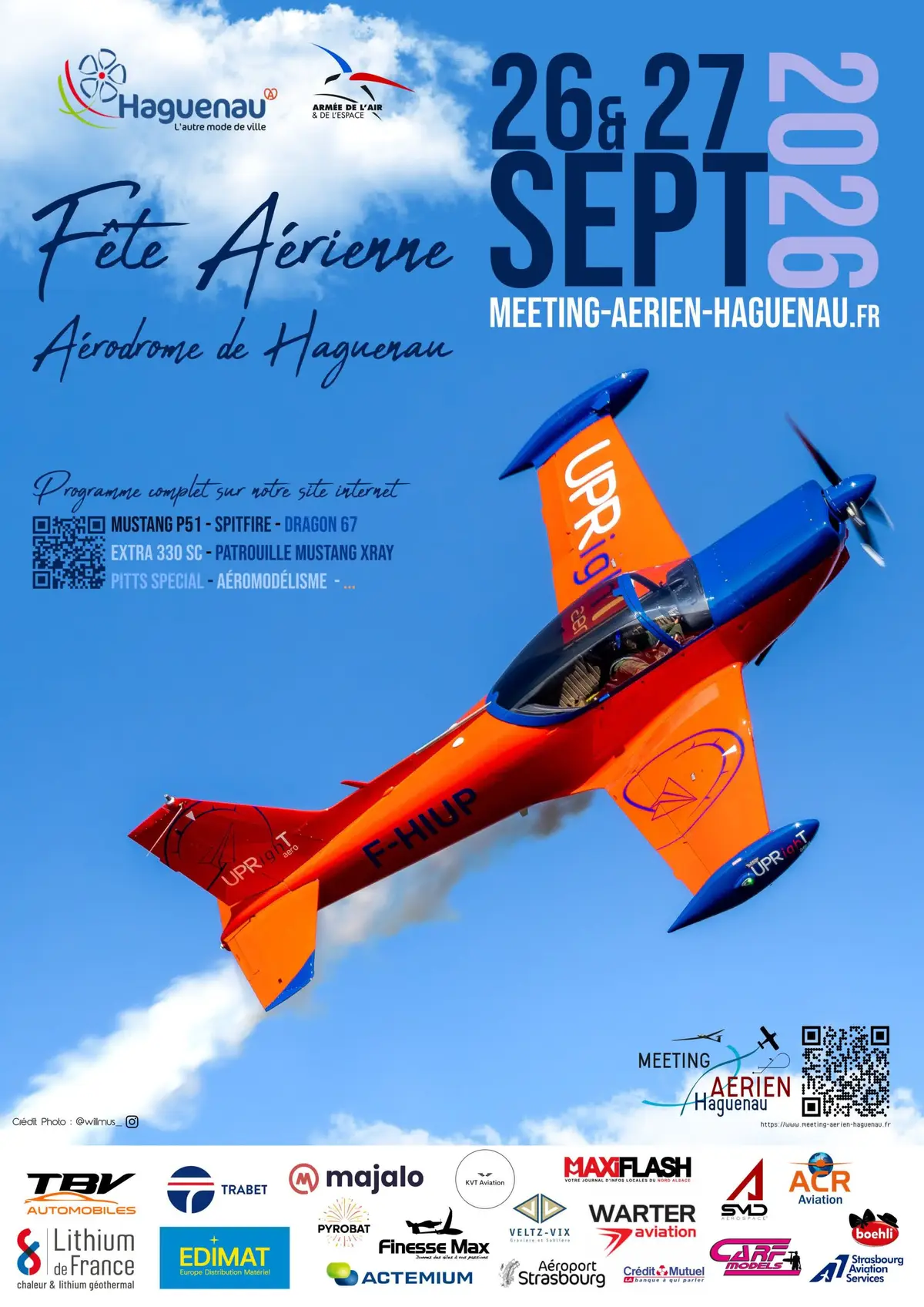 Fête Aérienne - Meeting Aérien HAGUENAU 26-27 septembre 2026