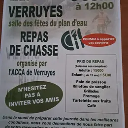 Acca : Repas de chasse