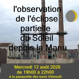 Accompagnement de l'observation de l'éclipse solaire partielle