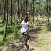 Accrobranche à Animalia Parc à Naujac-sur-Mer (33)