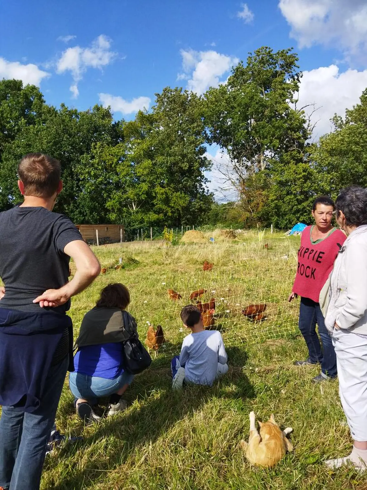Accueil à la Ferme : Moulin à Huile de Noix , Potager et poules pondeuses dans le Ribéracois