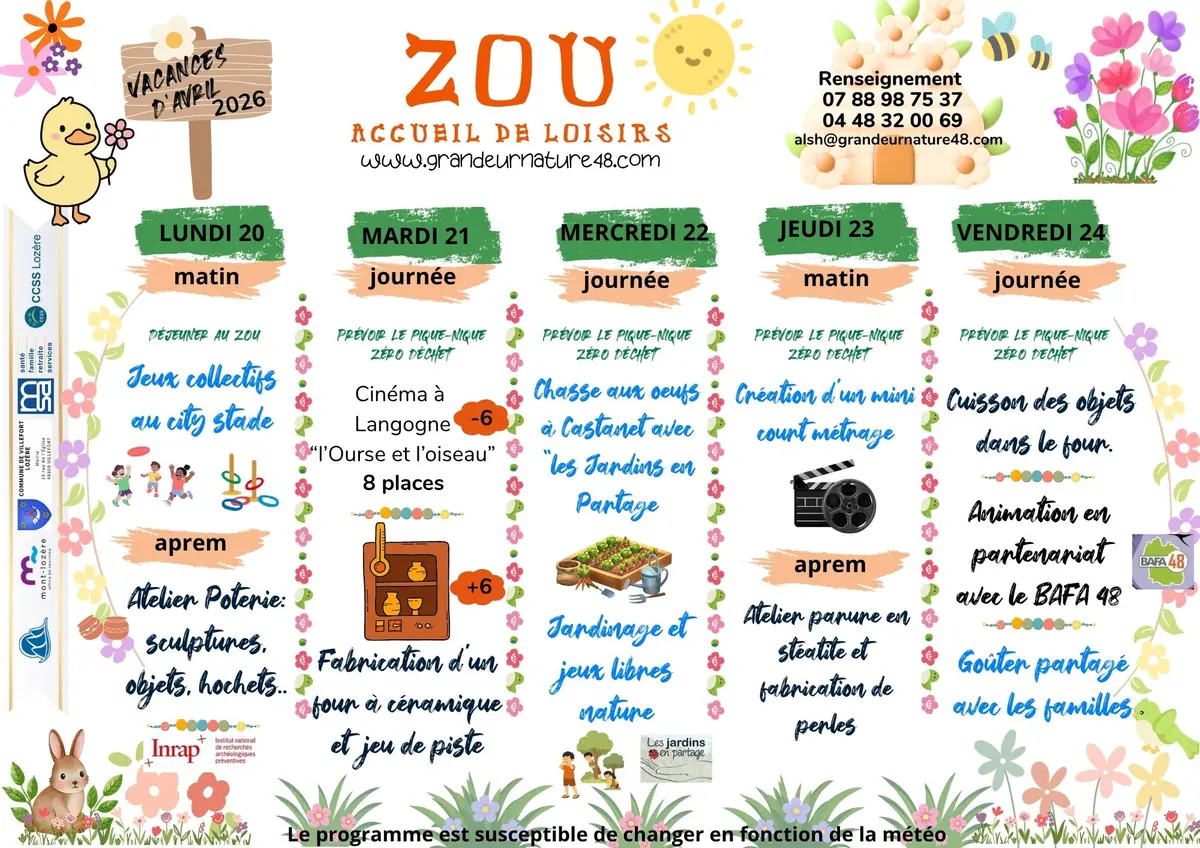 Accueil De Loisirs Zou