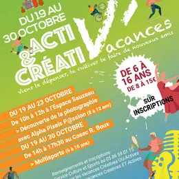 Acti’Vacances et Créati'vacances