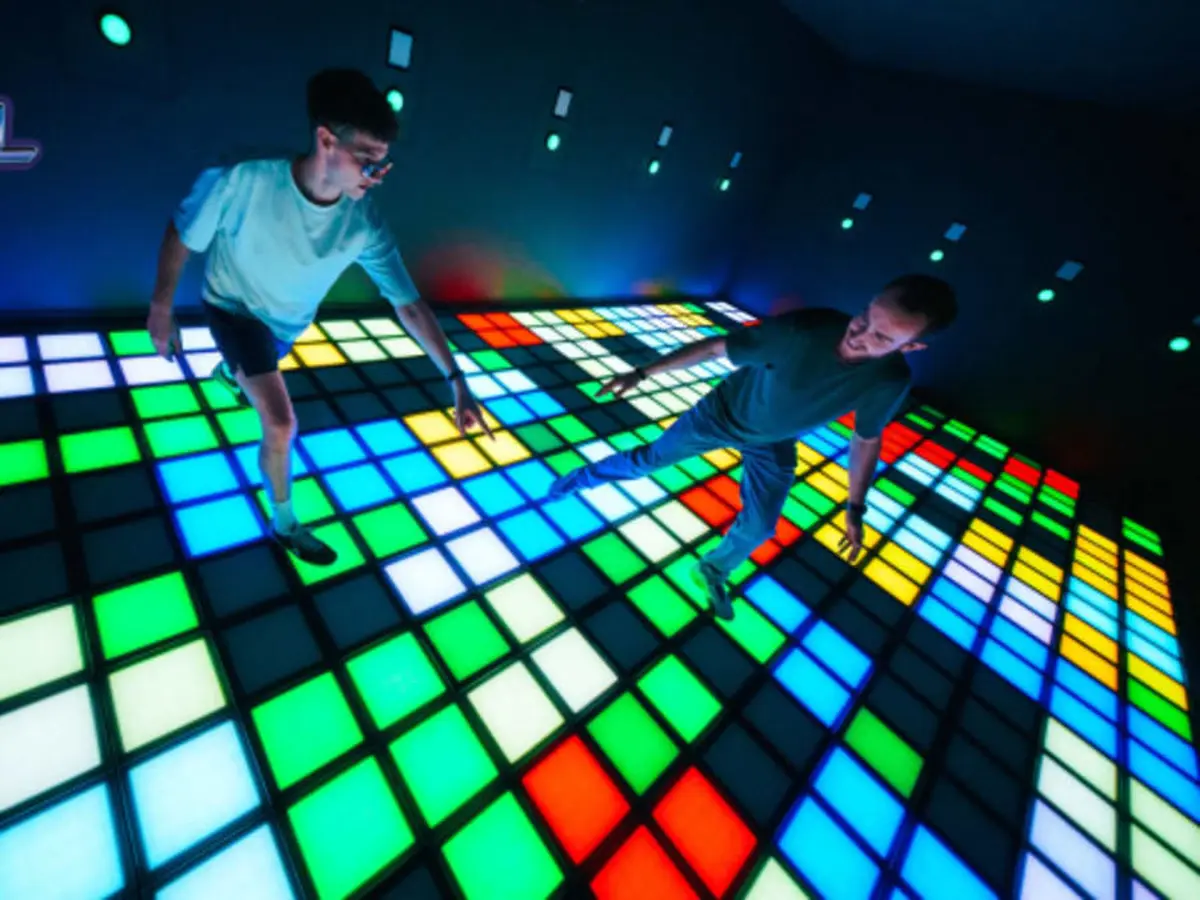 Action Game interactif Pixel Rush à Lyon