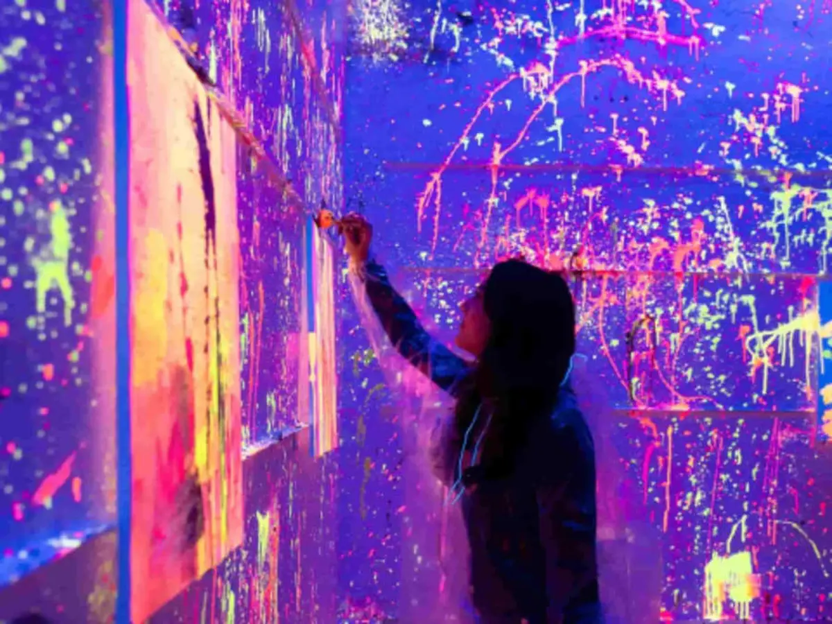 Action painting à Paris 9ème